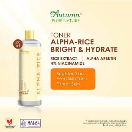 AUTUMN RICE ALPHA BRIGHT & HYDRATE 500ML