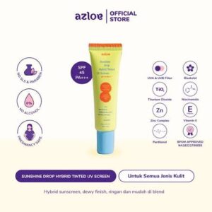 AZLOE SUNSHINE DROP HYBRID TINTED SUNSCREEN 20ML