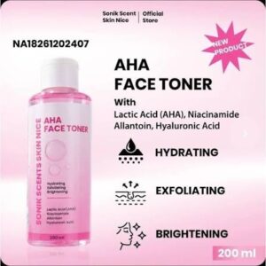 SONIK SCENTS SKIN NICE AHA FACE TONER 200ML